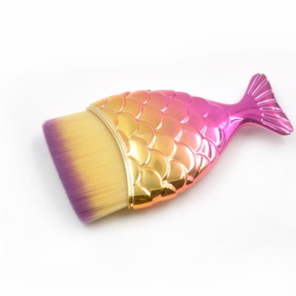 NEW Gold/pink mermaid tail contour brushes - Picture 4 of 4